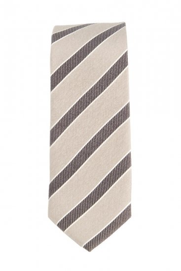 JP1880 Silk Tie Extra Long with Stripes - Slips og butterfly - 