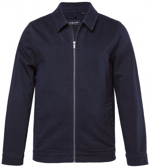 Men+ 876 Denimjakke med lynlås Mørkeblå - Jakker - Jakker i store størrelser, 2XL- 12XL
