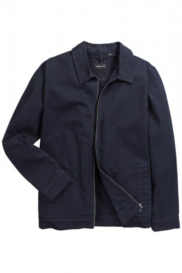 Men+ 876 Denimjakke med lynlås Mørkeblå - Jakker - Jakker i store størrelser, 2XL- 12XL