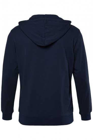 Men+ 957 Hættejakke Mørkeblå - Trøjer og hættetrøjer - Trøjer og Hættetrøjer i store størrelser - 2XL-14XL