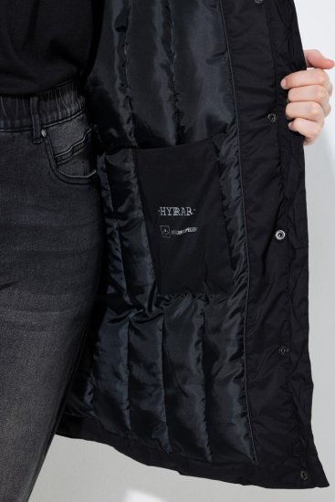 Ulla Popken 845111 Parka Sort - Frakker - Frakker i store størrelser