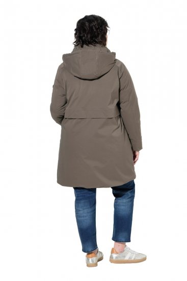 Ulla Popken 845111 Parka Mørkegrøn - Frakker - Frakker i store størrelser