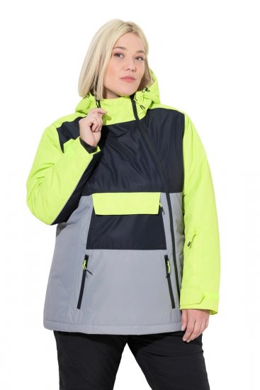 Ulla Popken 845115 Funktionsfrakke Grå - Frakker - Frakker i store størrelser