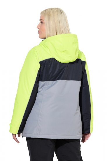 Ulla Popken 845115 Funktionsfrakke Grå - Frakker - Frakker i store størrelser
