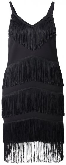 Ulla Popken 845152 Ærmeløs kjole Sort - Aftenkjoler - Festkjoler i plus size