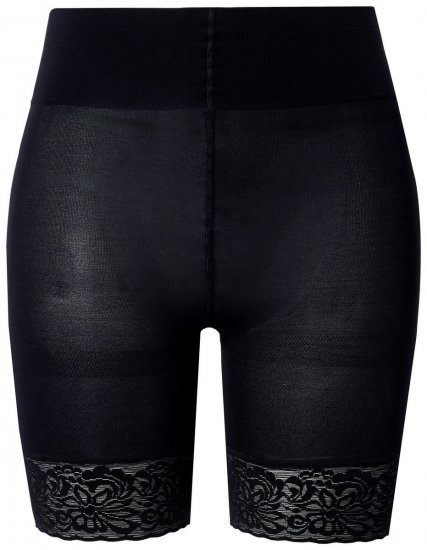Ulla Popken 845319 Antigniv-shorts med blonde Sort - Antigniv-shorts - 