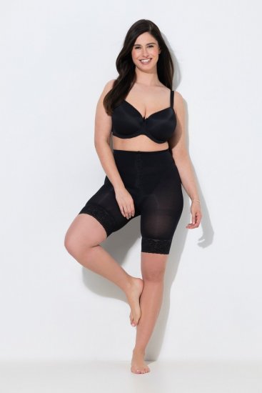 Ulla Popken 845319 Antigniv-shorts med blonde Sort - Antigniv-shorts - 