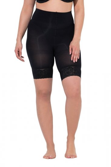 Ulla Popken 845319 Antigniv-shorts med blonde Sort - Antigniv-shorts - 