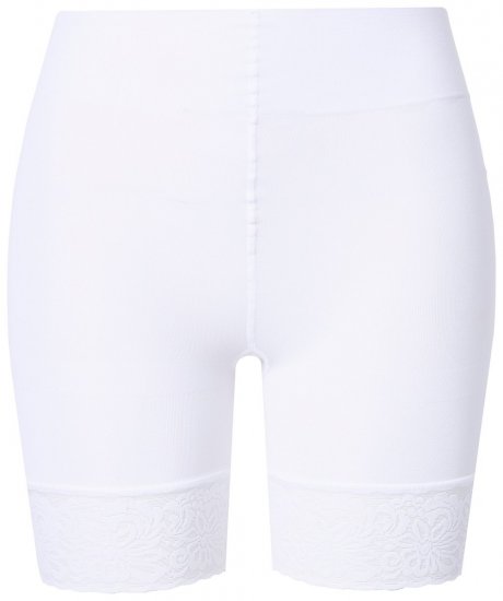 Ulla Popken 845319 Antigniv-shorts med blonde Hvid - Antigniv-shorts - 