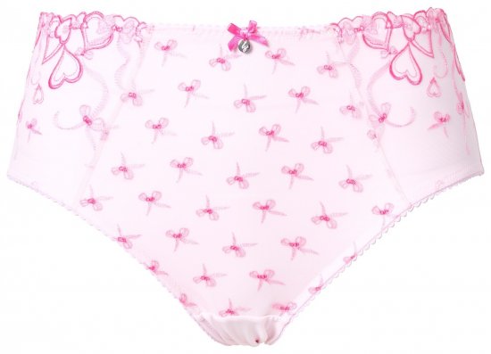Ulla Popken 845425 Trusser med blonde Rosa - Trusser - 