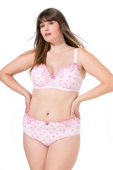 Ulla Popken 845425 Trusser med blonde Rosa - Trusser - 