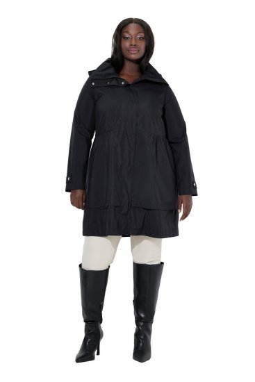 Ulla Popken SYMPATEX Triple Function Jacket Black - Jakker - Dame jakker i store størrelser