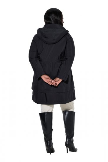 Ulla Popken SYMPATEX Triple Function Jacket Black - Jakker - Dame jakker i store størrelser