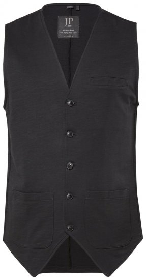 JP1880 846089 Sweatvest Sort - Habitter og blazere - Habitter og jakkesæt i store størrelser