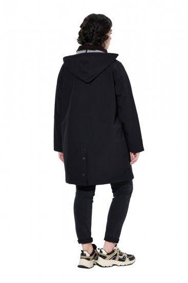 Ulla Popken 846278 Softshellfrakke Sort - Frakker - Frakker i store størrelser