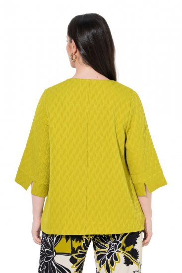 Ulla Popken 846339 Jakke Olivengrøn - Jakker - Dame jakker i store størrelser