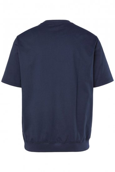 JP1880 846657 T-shirt bellyfit med badges Mørkeblå TALL - TALL T-shirts - Lange T-shirts Mænd