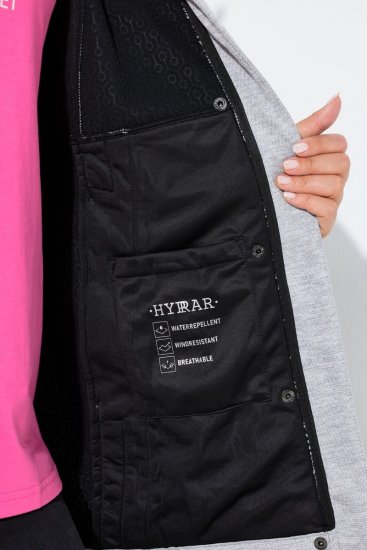 Ulla Popken 846744 Softshelljakke Gråmeleret - Jakker - Dame jakker i store størrelser