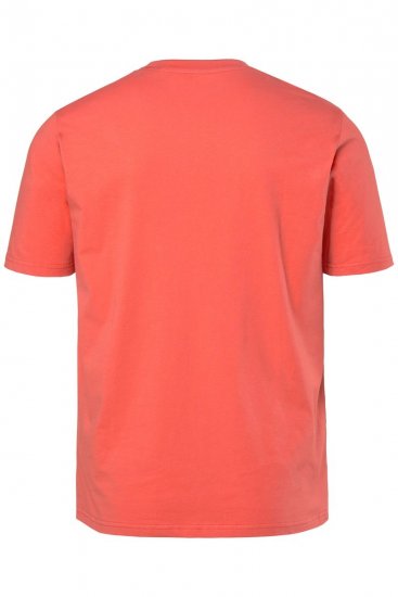 Men+ 829 T-shirt Surfer's Paradise Koral - T-shirts - T-shirts i store størrelser - 2XL-14XL