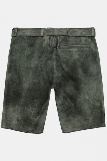 JP1880 846895 Bermudashorts i gederuskind Mørk oliven - Shorts - Shorts i store størrelser - W40-W60