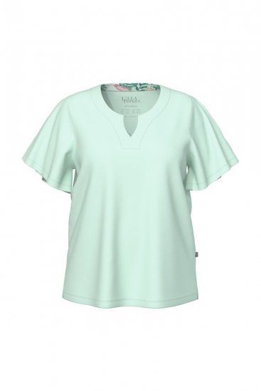 Ulla Popken 846971 Mønstret pyjamas Lysegrøn - Pyjama/Loungewear - 