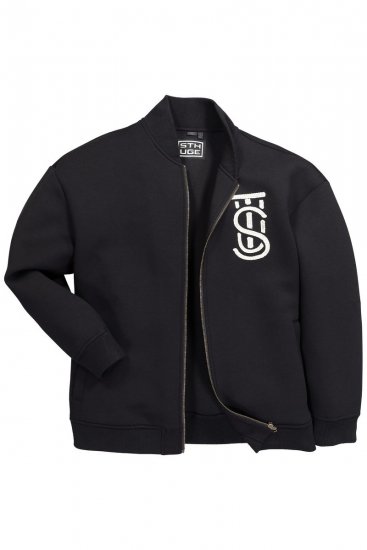 STHUGE 847083 Varsityjakke i scubastof Sort - Jakker - Jakker i store størrelser, 2XL- 12XL