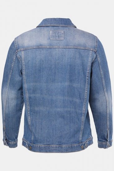 STHUGE 847739 Denimjakke i vintagelook Lyseblå - Jakker - Jakker i store størrelser, 2XL- 12XL