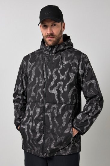 Jay-Pi 847852 Ultralet outdoorjakke med reflekstryk Sort - Jakker - Jakker i store størrelser, 2XL- 12XL