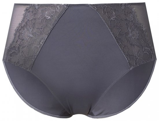 Ulla Popken 848693 Trusser med blonde Antracit - Trusser - 