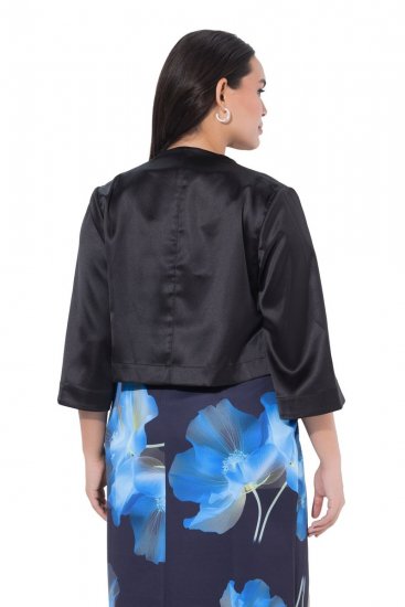 Ulla Popken 849457 Bolero Sort - Jakker - Dame jakker i store størrelser