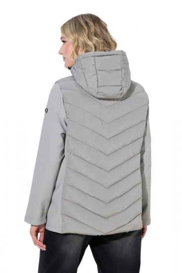 Ulla Popken 849472 Quiltet jakke Grå - Jakker - Dame jakker i store størrelser