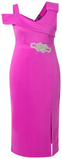Ulla Popken 849508 Aftenkjole Lilla - Aftenkjoler - Festkjoler i plus size