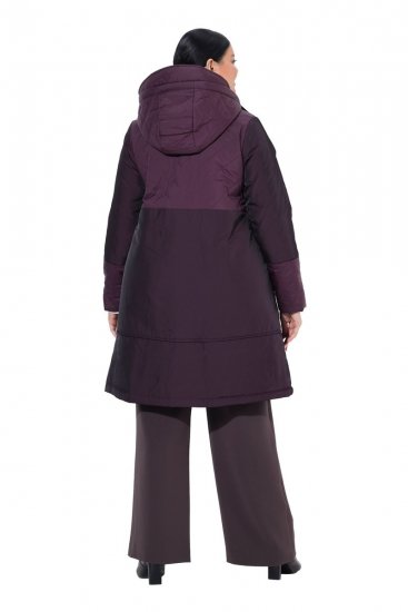 Ulla Popken 849908 Regnjakke Vinrød - Jakker - Dame jakker i store størrelser