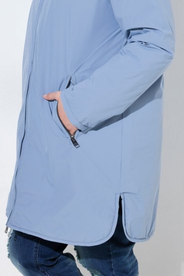 Ulla Popken 850361 Funktionsjakke Denimblå - Jakker - Dame jakker i store størrelser