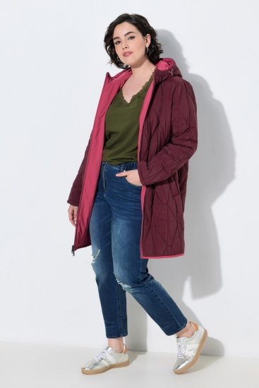 Ulla Popken 850361 HYPRAR vendbar funktionsjakke Lyserosa - Jakker - Dame jakker i store størrelser