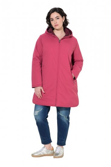 Ulla Popken 850361 HYPRAR vendbar funktionsjakke Lyserosa - Jakker - Dame jakker i store størrelser