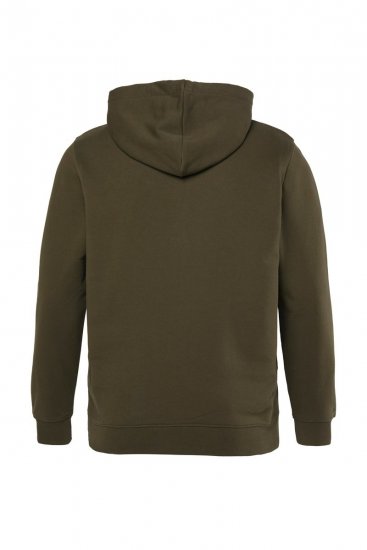 Men+ 375 Hættejakke Heritage Denim Khakigrøn - Trøjer og hættetrøjer - Trøjer og Hættetrøjer i store størrelser - 2XL-14XL