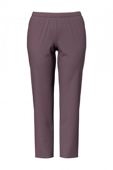 Ulla Popken 850403 Blomstret pyjamas Brun - Pyjama/Loungewear - 
