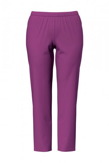 Ulla Popken 850403 Blomstret pyjamas Violet - Pyjama/Loungewear - 