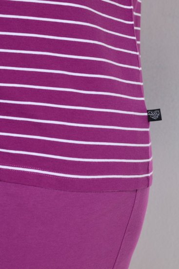 Ulla Popken 850403 Blomstret pyjamas Violet - Pyjama/Loungewear - 