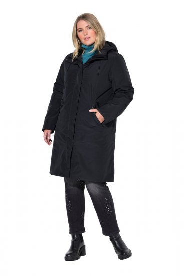 Ulla Popken 850774 Funktionsfrakke Sort - Frakker - Frakker i store størrelser
