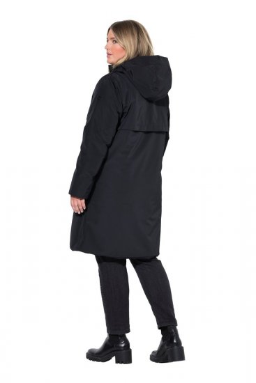 Ulla Popken 850774 Funktionsfrakke Sort - Frakker - Frakker i store størrelser