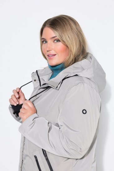 Ulla Popken 850774 Funktionsfrakke Grå - Frakker - Frakker i store størrelser