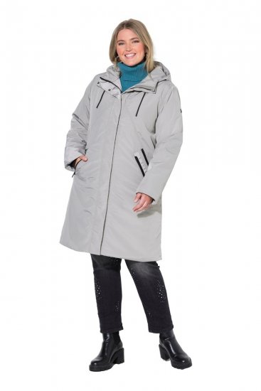 Ulla Popken 850774 Funktionsfrakke Grå - Frakker - Frakker i store størrelser