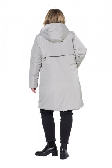 Ulla Popken 850774 Funktionsfrakke Grå - Frakker - Frakker i store størrelser