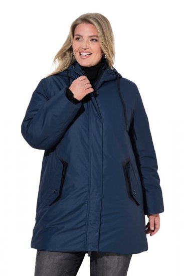 Ulla Popken 850794 Funktionsfrakke Mørkeblå - Frakker - Frakker i store størrelser