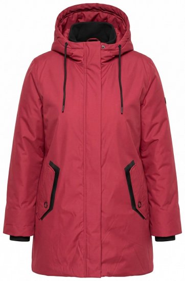 Ulla Popken 850794 Funktionsfrakke Rød - Frakker - Frakker i store størrelser