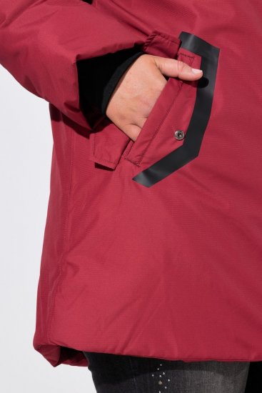 Ulla Popken 850794 Funktionsfrakke Rød - Frakker - Frakker i store størrelser