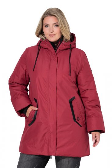 Ulla Popken 850794 Funktionsfrakke Rød - Frakker - Frakker i store størrelser