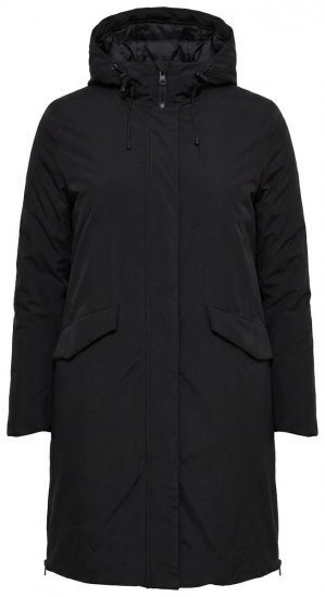 Ulla Popken 850806 Funktionsfrakke Sort - Frakker - Frakker i store størrelser